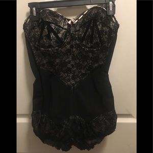 Vintage Lady Marlene Crotchless Shaper Corset